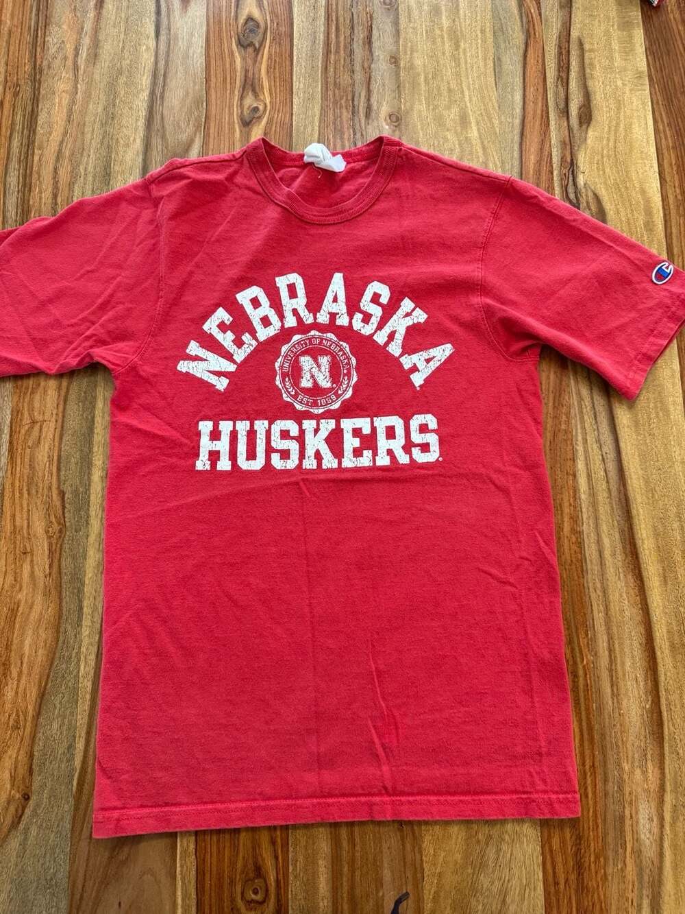 Champion University of Nebraska Huskers Red T-Shirt Small